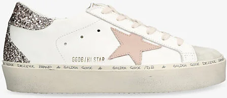 Womens White/Comb Hi Star 12113 Leather Low-Top Trainers Eur 36 / 3 Uk Women