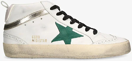 Womens White/Comb Mid Star 12131 Bio-Based Mid-Top Trainers Eur 40 / 7 Uk Women