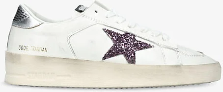 Womens White/Comb Stardan 12125 Leather Low-Top Trainers Eur 41 / 8 Uk Women