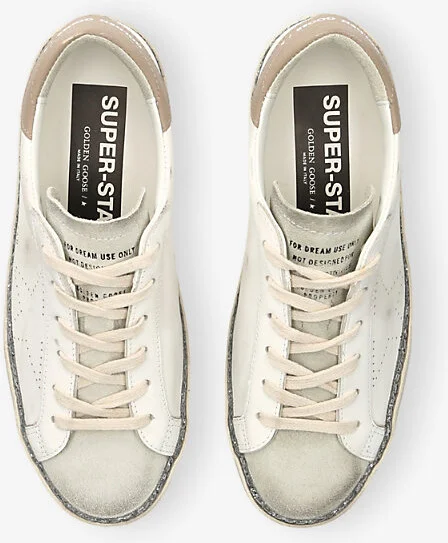 Womens White/Comb Super-Star Skate 10975 Leather Low-Top Trainers Eur 38/5 Uk Women - Image 2