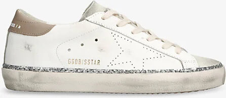 Womens White/Comb Super-Star Skate 10975 Leather Low-Top Trainers Eur 38/5 Uk Women
