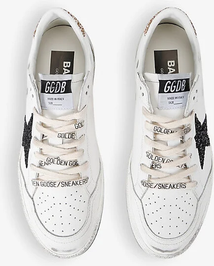 Womens White/Comb Women's Ballstar 10750 Leather Low-Top Trainers Eur 38/5 Uk Women - Image 2