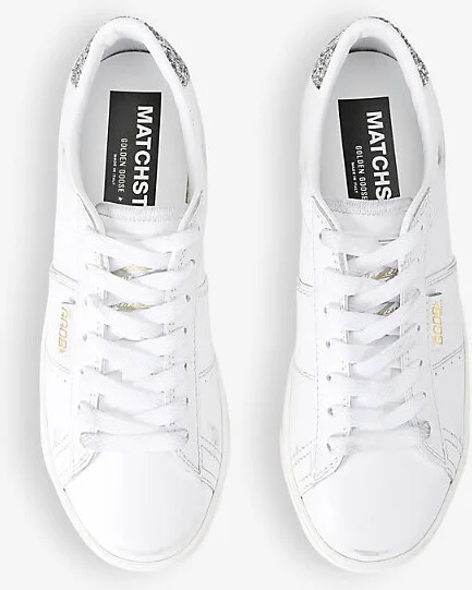 Womens White/Comb Women's Matchstar 10449 Leather Low-Top Trainers Eur 37 / 4 Uk Women - Image 2