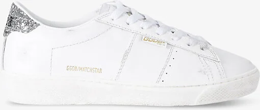 Womens White/Comb Women's Matchstar 10449 Leather Low-Top Trainers Eur 37 / 4 Uk Women