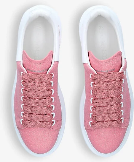 Womens White/Comb Women's Runway Glitter-Leather Platform Trainers Eur 41.5 / 8.5 Uk Women - Image 2