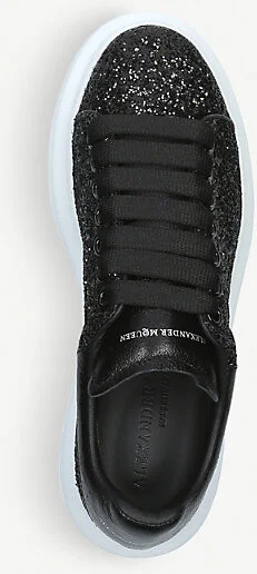 Womens White/Comb Women's Runway Glitter-Leather Platform Trainers Eur 41.5 / 8.5 Uk Women - Image 3
