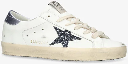 Womens White/Comb Women's Super-Star Leather Low-Top Trainers Eur 39 / 6 Uk Women - Image 2