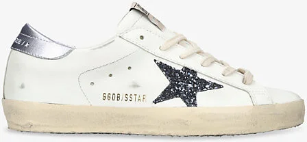 Womens White/Comb Women's Super-Star Leather Low-Top Trainers Eur 39 / 6 Uk Women