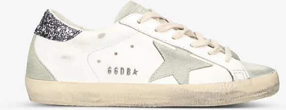 Womens White/Comb Women's Super-Star Leather Low-Top Trainers Eur 39 / 6 Uk Women