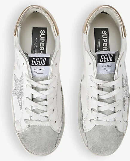 Womens White/Comb Women's Superstar 11921 Star Leather Low-Top Trainers Eur 39 / 6 Uk Women - Image 2