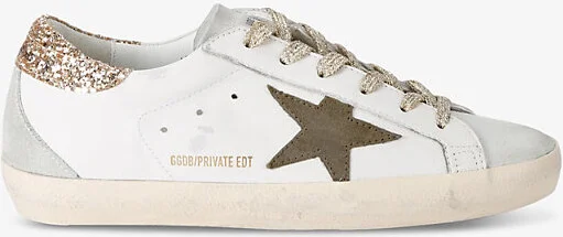 Womens White/Comb Women's Superstar Exclusive3 Leather Low-Top Trainers Eur 35 / 2 Uk Women