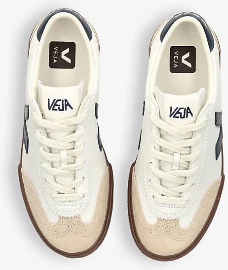 Womens White/Comb Women's Volley Logo-Embroidered Canvas Low-Top Trainers Eur 37 / 4 Uk Women - Image 2