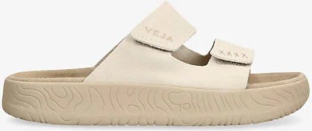 Womens White Etna Suede Sandals Eur 37 / 4 Uk Women