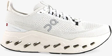 Womens White F Cloudsurfer Max Woven Low-Top Trainers Eur 38/5 Uk Women