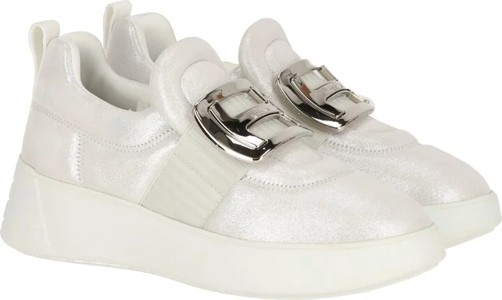 Womens White/Grey Sneaker