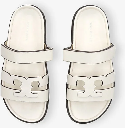 Womens White Ines Sport Slide Leather Sandals Eur 40.5 / 7.5 Uk Women - Image 2