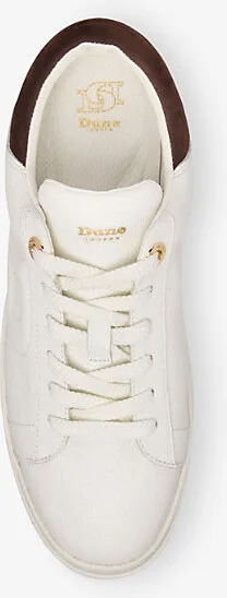 Womens White Leather Eden Leather Low-Top Trainers Eur 37 / 4 Uk Women - Image 2
