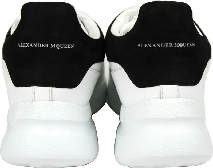 Women's White Leather / Suede Sneaker - Image 5