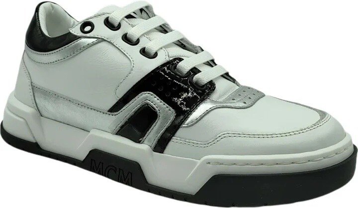 Women's White Leather Visetos Low-top Sneaker EU 36/US 6 MES