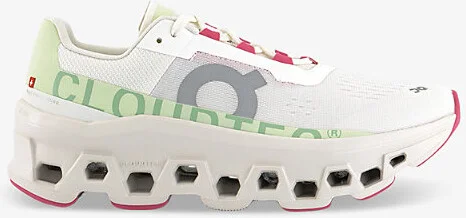 Womens White Lima F Cloudmonster Chunky-Sole Mesh Low-Top Trainers 7