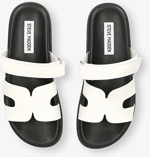 Womens White Missile Multi-Strap Flat Leather Sandals Eur 36 / 3 Uk Women - Image 2