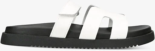 Womens White Missile Multi-Strap Flat Leather Sandals Eur 36 / 3 Uk Women