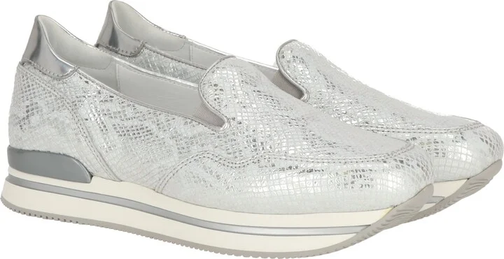 Womens White Multi Sneaker