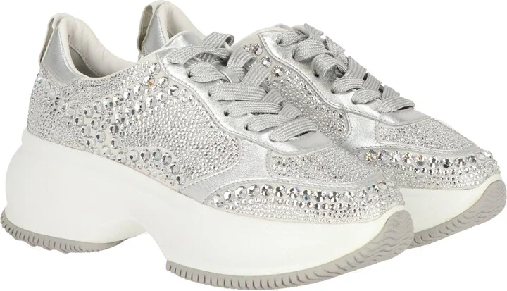 Womens White Multi Sneaker
