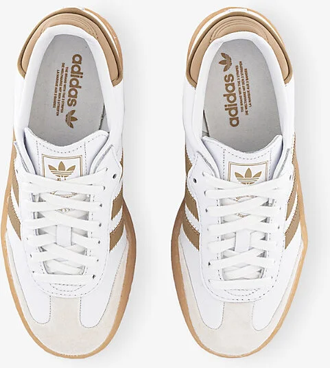Womens White Offwhite Cardboard Sambae Leather Low-Top Trainers Eur 40.5 / 7.5 Uk Women - Image 2
