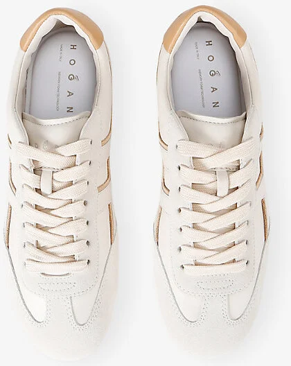 Womens White Olympia Leather Trainers Eur 39.5 / 6.5 Uk Women - Image 2