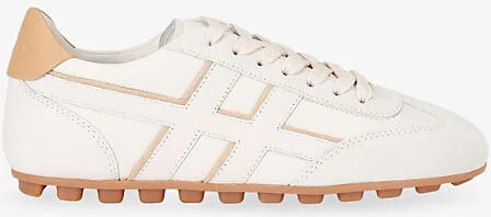 Womens White Olympia Leather Trainers Eur 39.5 / 6.5 Uk Women