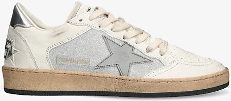 Womens White/Oth Ball Star 10757 Leather Low-Top Trainers Eur 36 / 3 Uk Women