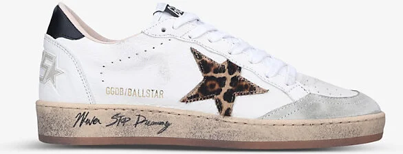 Womens White/Oth Ball Star 10920 Low-Top Leather Trainers Eur 38/5 Uk Women