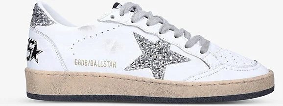 Womens White/Oth Ball Star 11325 Leather Low-Top Trainers Eur 35 / 2 Uk Women