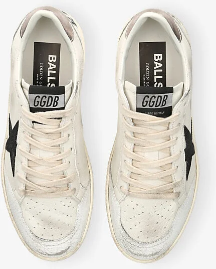 Womens White/Oth Ball-Star Leather Low-Top Trainers Eur 39 / 6 Uk Women - Image 2