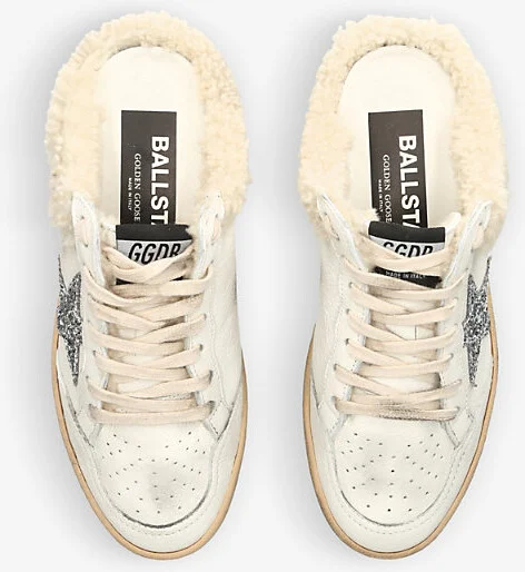 Womens White/Oth Ballstar Sabots Leather-Blend Trainers Eur 35 / 2 Uk Women - Image 2