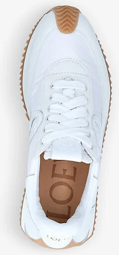 Womens White/Oth Flow Runner Monogram Leather and Shell Trainers Eur 37 / 4 Uk Women - Image 2