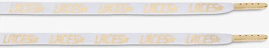 Womens White/Oth Laces-Print Woven Laces S - Image 2