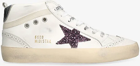 Womens White/Oth Mid Star 82710 Leather Low-Top Trainers Eur 42/ 9 Uk Women