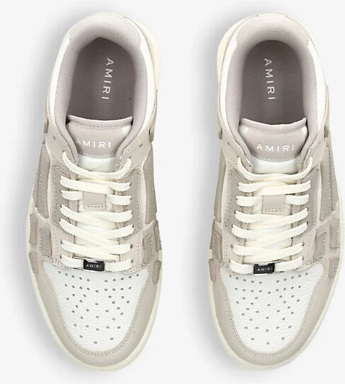 Womens White/Oth Skel Leather Low-Top Trainers Eur 41 / 8 Uk Women - Image 2