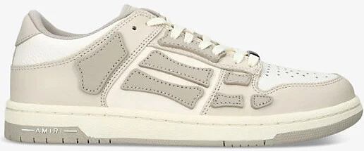 Womens White/Oth Skel Leather Low-Top Trainers Eur 41 / 8 Uk Women