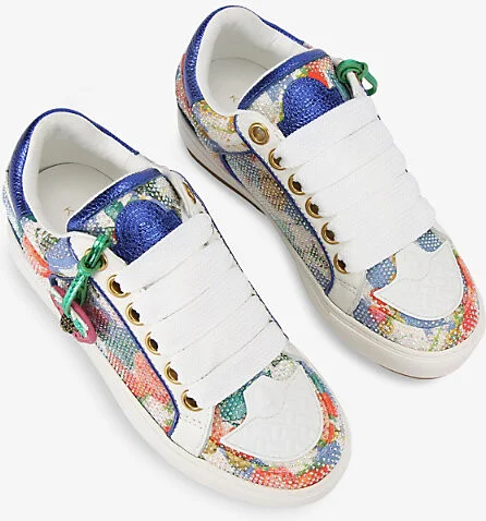 Womens White/Oth Southbank Tag Canvas Low-Top Trainers Eur 42/ 9 Uk Women - Image 2