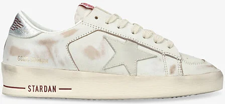 Womens White/Oth Stardan 10273 Leather Low-Top Trainers Eur 36 / 3 Uk Women