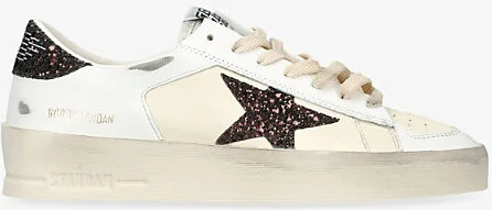 Womens White/Oth Stardan 12165 Leather Low-Top Trainers Eur 41 / 8 Uk Women