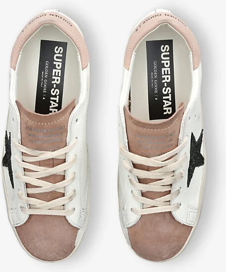 Womens White/Oth Super Star 12170 Leather Low-Top Trainers Eur 36 / 3 Uk Women - Image 2