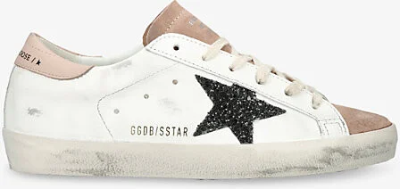 Womens White/Oth Super Star 12170 Leather Low-Top Trainers Eur 36 / 3 Uk Women