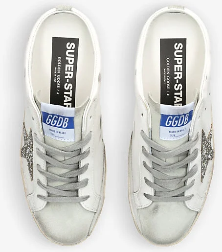 Womens White/Oth Super-Star Sabot 81194 Leather Trainers Eur 39 / 6 Uk Women - Image 2