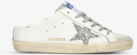 Womens White/Oth Super-Star Sabot 81194 Leather Trainers Eur 39 / 6 Uk Women