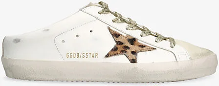 Womens White/Oth Super-Star Sabots Pony-Hair and Leather Trainers Eur 42/ 9 Uk Women