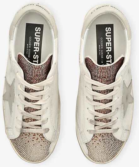 Womens White/Oth Superstar Leather Trainers Eur 36 / 3 Uk Women - Image 2